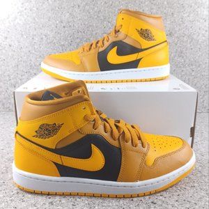 Nike Air Jordan 1 Mid Chutney Taxi Sneakers - Women's 9.5 (Men's 8) Shoes